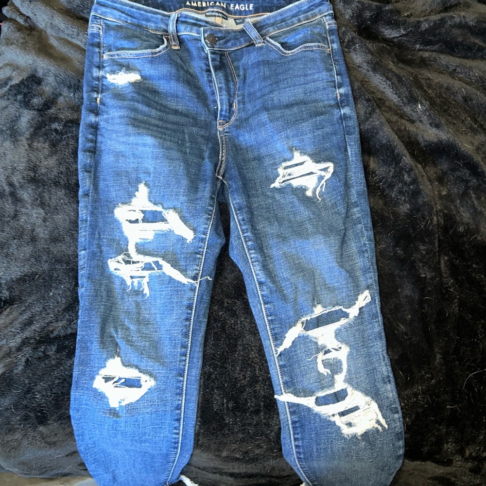 American Eagle Outfitters Women's Ripped Next Level Stretch